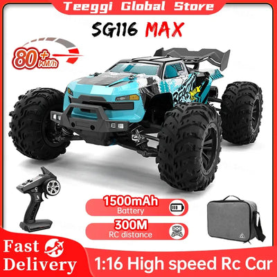 ZLL SG116 MAX/PRO 1:16 High Speed Drift Racing 80KM/H Or 40KM/H Brushless Motor 4WD RC Car Off Road Car Toys for For Kid Gift